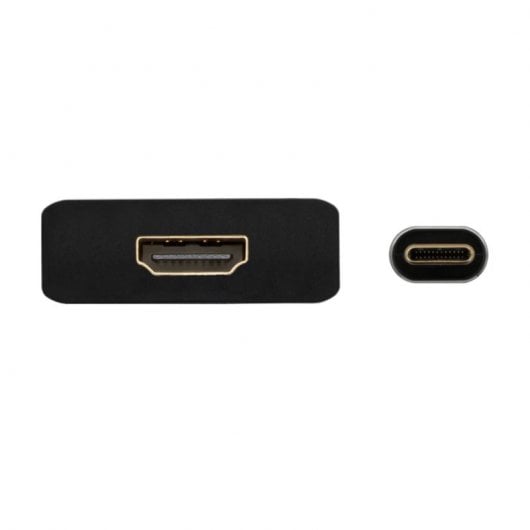 Aisens A109-0685 Conversor Aluminio USB-C a HDMI 4K@30Hz 15cm Gris