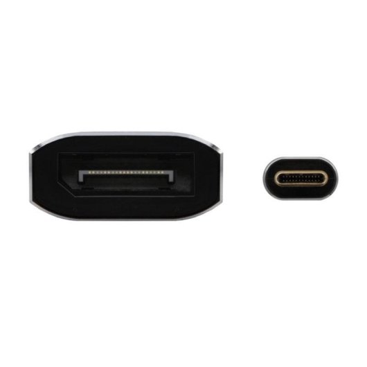 Adaptador Aisens USB-C Macho para DisplayPort Fêmea 15cm Preto