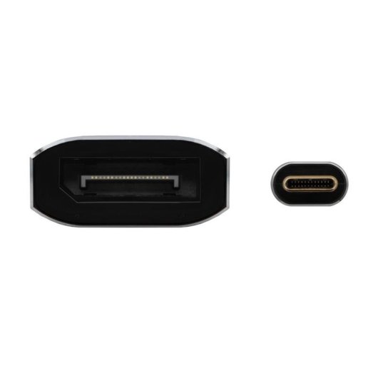 Adaptador Aisens USB-C Macho para DisplayPort Fêmea 15cm Preto