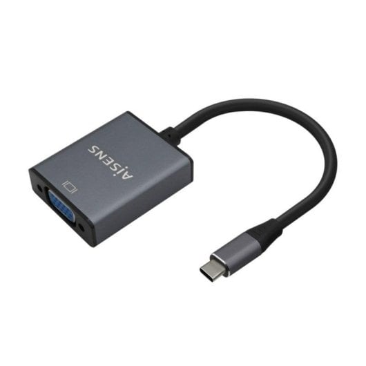 Conversor Aisens A109-0691 USB-C Macho VGA Hembra 15cm Alumínio Cinzento