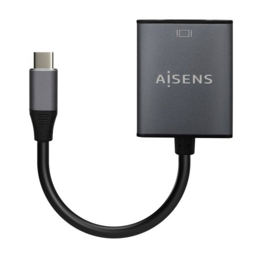 Aisens A109-0691 Conversor USB-C Macho para VGA Fêmea 15cm Cinzento