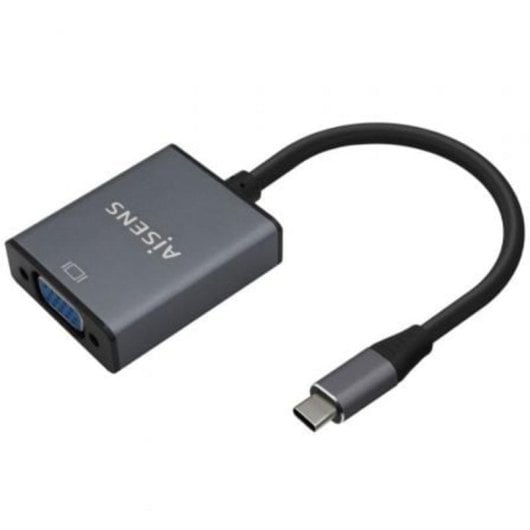 Conversor Aisens A109-0691 USB-C Macho VGA Hembra 15cm Alumínio Cinzento