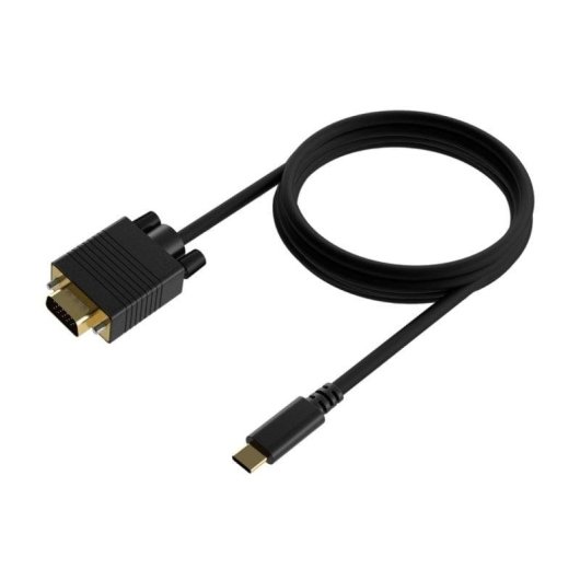 Adattatore video Aisens A109-0692 USB-C VGA 0.8m Nero Plug and Play