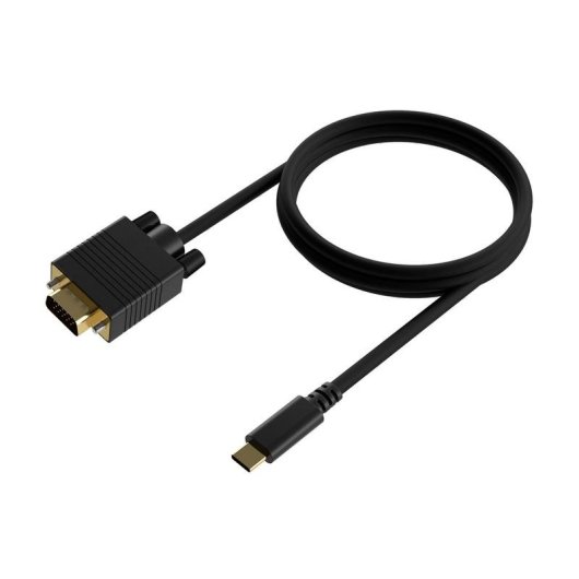 Adattatore video Aisens A109-0692 USB-C VGA 0.8m Nero Plug and Play