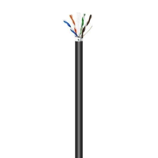 Aisens A135-0674 Netzwerkkabel Außeneinsatz FTP Cat.6 AWG24 305m Schwarz