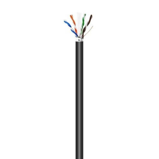 Aisens A135-0674 Netzwerkkabel Außeneinsatz FTP Cat.6 AWG24 305m Schwarz