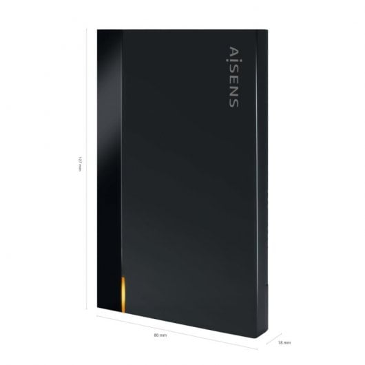 Aisens ASE-2524B Caja Externa para Disco Duro de 2.5" USB 3.1 Sin tornillos