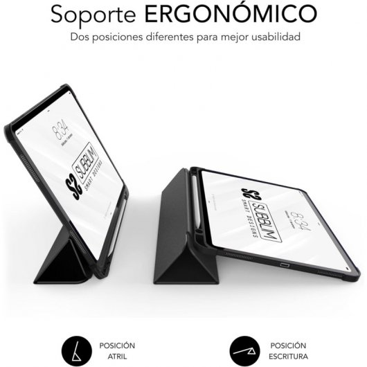 Subblim Clear Shock Case Funda Negra para iPad Pro 12.9"