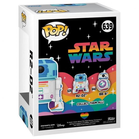 Funco Pop Star Wars R2-D2 Pride 2023