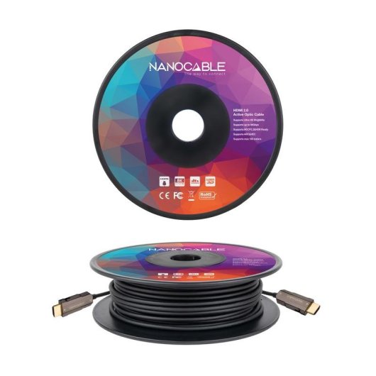 Cable HDMI Nanocable AOC 4K 100m Negro