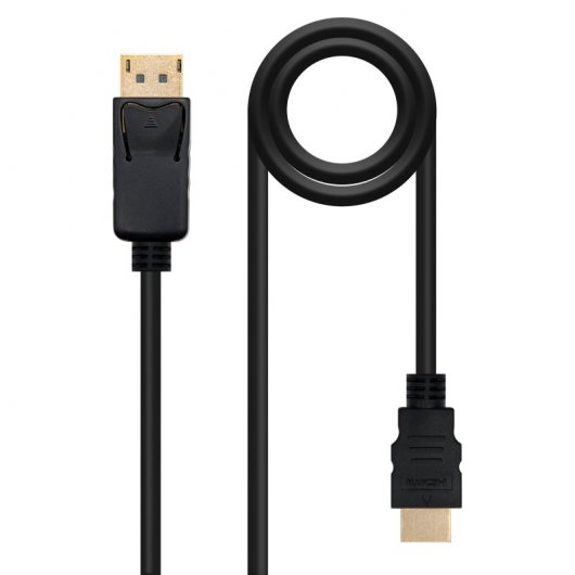 Nanocable Cable Conversor DisplayPort a HDMI 10m Negro