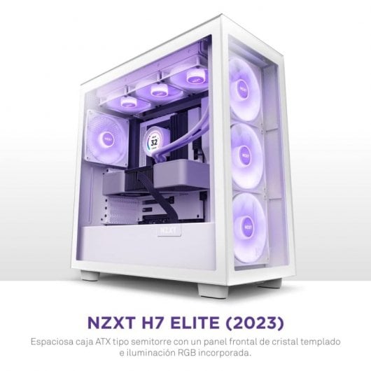 NZXT CM-H71EW-02 unité centrale Midi Tower Blanc