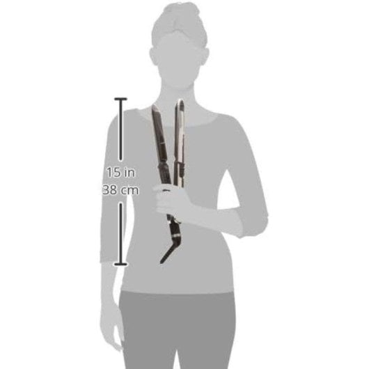 Piastra per Capelli Ceramica Professionale BaByliss Pro BAB3000EPE 230ºC 5 Impostazioni Ionica Nero