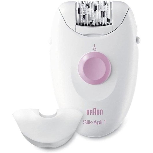 Braun Silképil 1 SE1370 Depiladora Eléctrica Rosa/Blanco