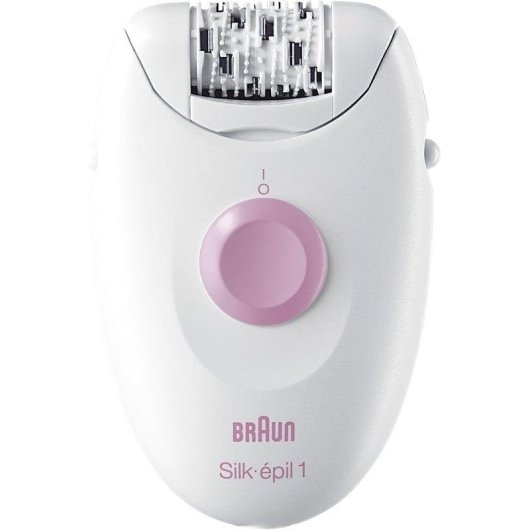 Braun Silképil 1 SE1370 Depiladora Eléctrica Rosa/Blanco