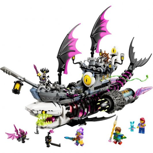 Lego DreamZzz: Barco-Tiburón de las Pesadillas