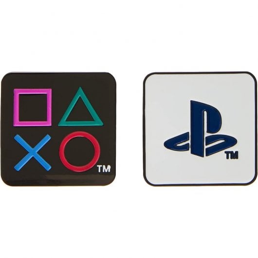 Pyramiden-Emaille-Pin-Set mit PlayStation-Symbolen