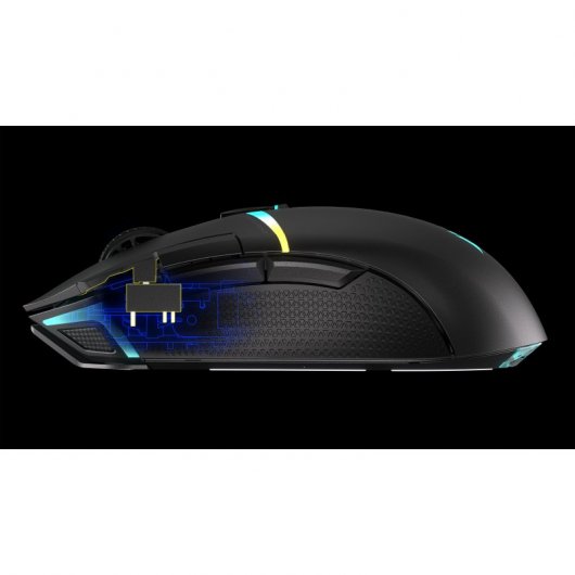 Mouse da gioco wireless RGB Corsair Nightsabre Wireless 26000 DPI