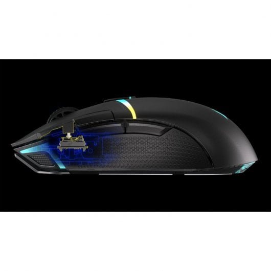 Mouse da gioco wireless RGB Corsair Nightsabre Wireless 26000 DPI