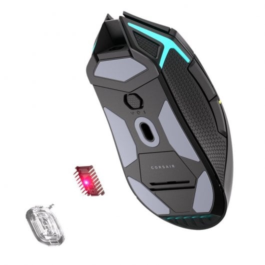 Mouse da gioco wireless RGB Corsair Nightsabre Wireless 26000 DPI