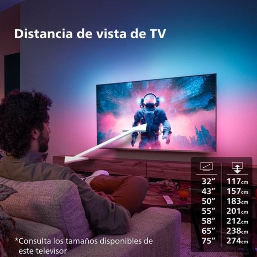 Philips 55PUS8118 55" LED UltraHD 4K HDR10+ Reacondicionado