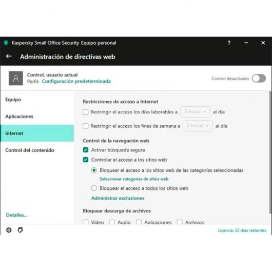 Kaspersky Small Office Security 10 Dispositivos 10 Móviles 1 Servidor 2 Años Licencia Digital