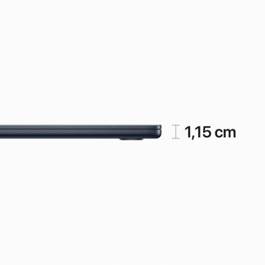 Apple Macbook Air 2023 Apple M2/16GB/1TB SSD/GPU Deca Core/15.3" Medianoche