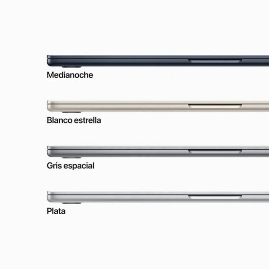 Apple Macbook Air 2023 Apple M2/16GB/1TB SSD/GPU Deca Core/15.3" Medianoche