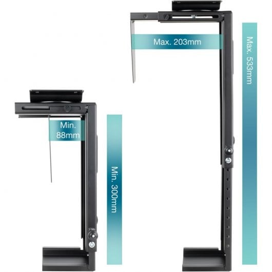 TooQ TQMUD01 CPU-Unterstützung unter Tisch/Wand, max. 10 kg