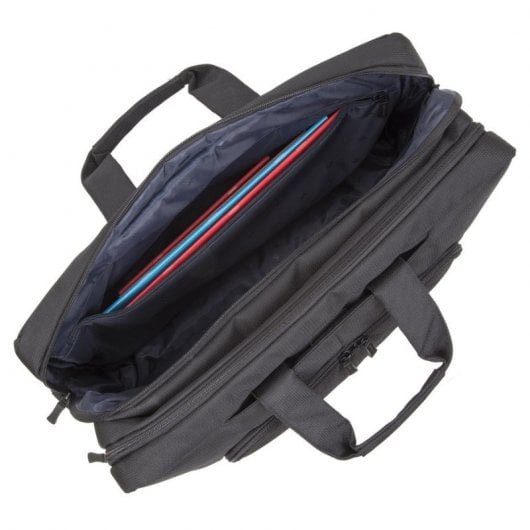 Rivacase Tegel ECO 8455 Maletín para Portátil Negro hasta 17.3"