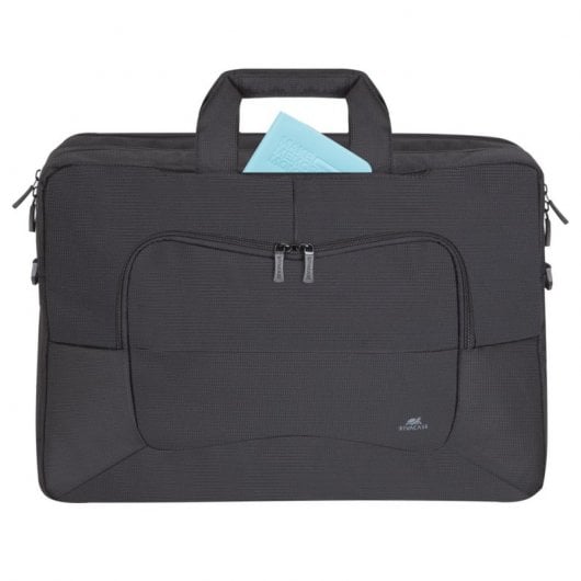 Rivacase Tegel ECO 8455 Maletín para Portátil Negro hasta 17.3"