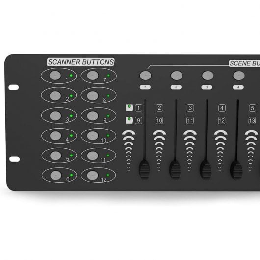 Audibax Control 8 Controlador para DJ Mesa DMX de 192 Canais