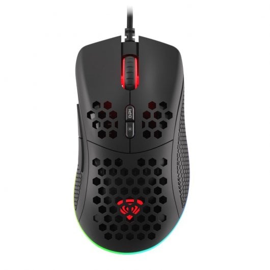 Mouse da gioco Genesis Krypton 555 RGB 8000 DPI Nero