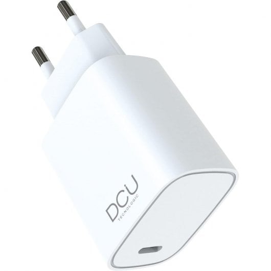 DCU Cargador GaN USB-C de Pared 30W Blanco