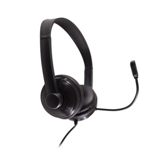 Nilox Auriculares USB con Micrófono para PC Negros