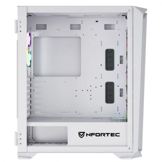Nfortec Krater X Vetro temperato USB 3.0 ARGB Bianco