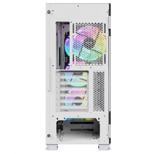 Nfortec Krater X Vetro temperato USB 3.0 ARGB Bianco