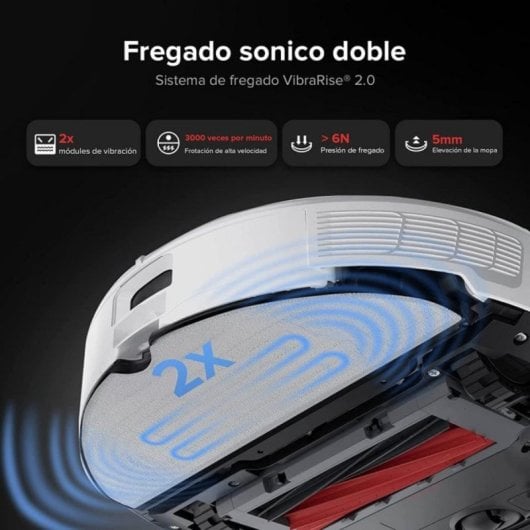 Aspirador Robô com Mopa Roborock S8 Pro Ultra Com Esvaziamento Automatico Navegação LiDAR 6.000 Pa