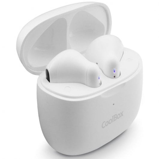 Cuffie Bluetooth CoolBox TWS-01 TWS bianche