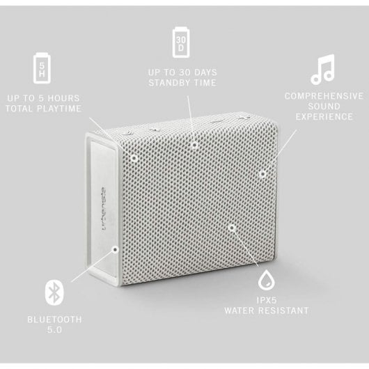 Haut-parleur Bluetooth portable Urbanista Sydney blanc