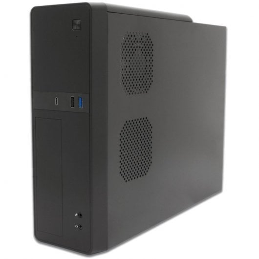 CoolBox T310 Mini Tower Convertibile Slim MATX USB-C + Alimentatore 300W 80 Plus Bronzo