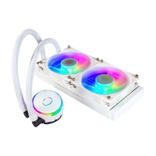 Cooler Master MasterLiquid PL240 Flux White Edition Kit di raffreddamento a liquido bianco