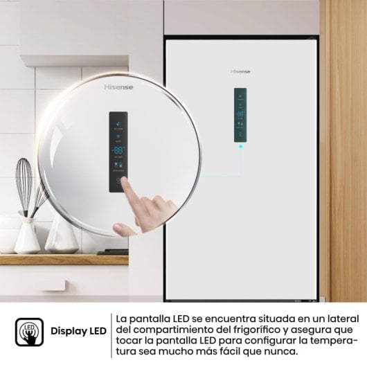 Hisense RB390N4DWD Frigorífico Combi No Frost D Blanco
