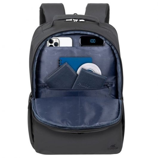 Rivacase 8435 Tegel Eco Noir Sac à dos pour ordinateur portable jusqu'à 15,6"