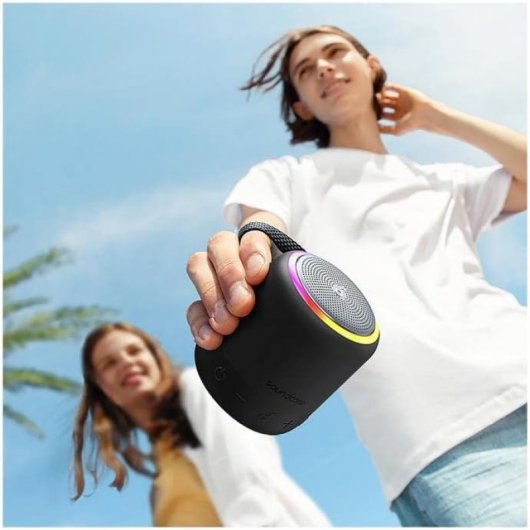 Soundcore Mini 3 Pro Altifalante Portátil com LED RGB Resistente à Água Preto