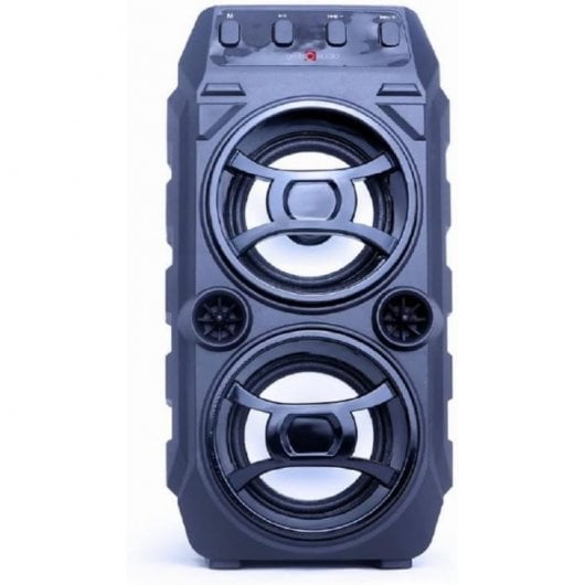 Gembird SPK-BT-13 Altifalante Portátil Bluetooth com Função Karaoke e LED Azul