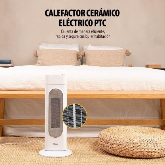 Tristar KA-5088 Aquecedor de Torre Cerâmico 2000W Branco