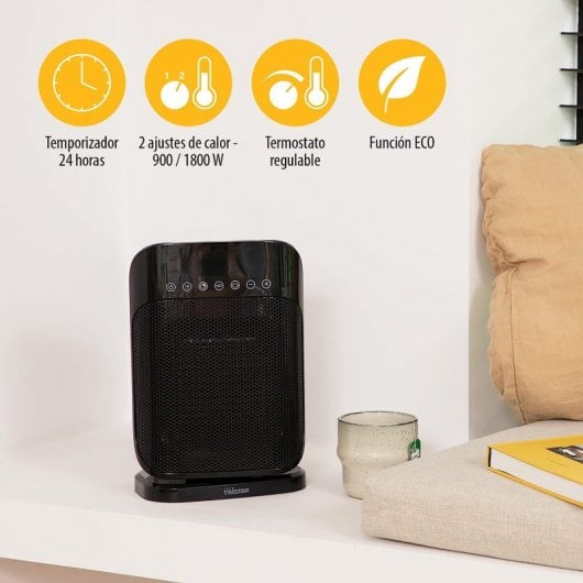 Tristar KA-5074 Elektrische Raumheizung Drinnen Schwarz 1800 W Elektrischer Raumheizlüfter