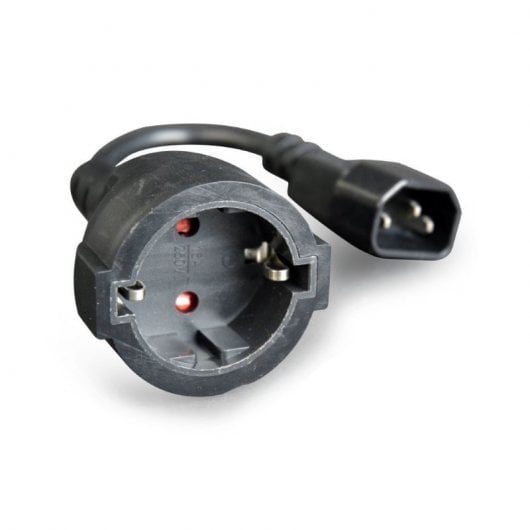 Gembird PC-SFC14M-01 Cable Adaptador de Alimentación C14 a Schuko Macho/Hembra 0.15m