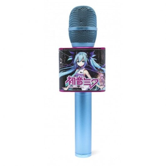 OTL Technologies Microfone Karaoke Hatsune Miku Sem fios com altifalante para qualquer fonte de som